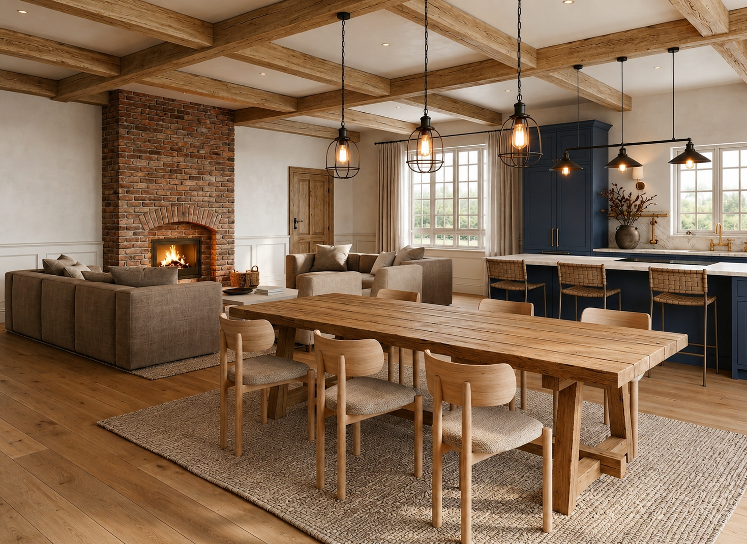 Northwest Farmhouse Rendering  1